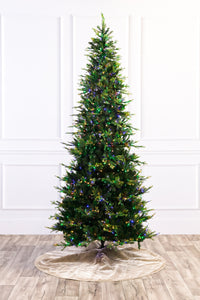 Easton Spruce Christmas Tree with Rice LED