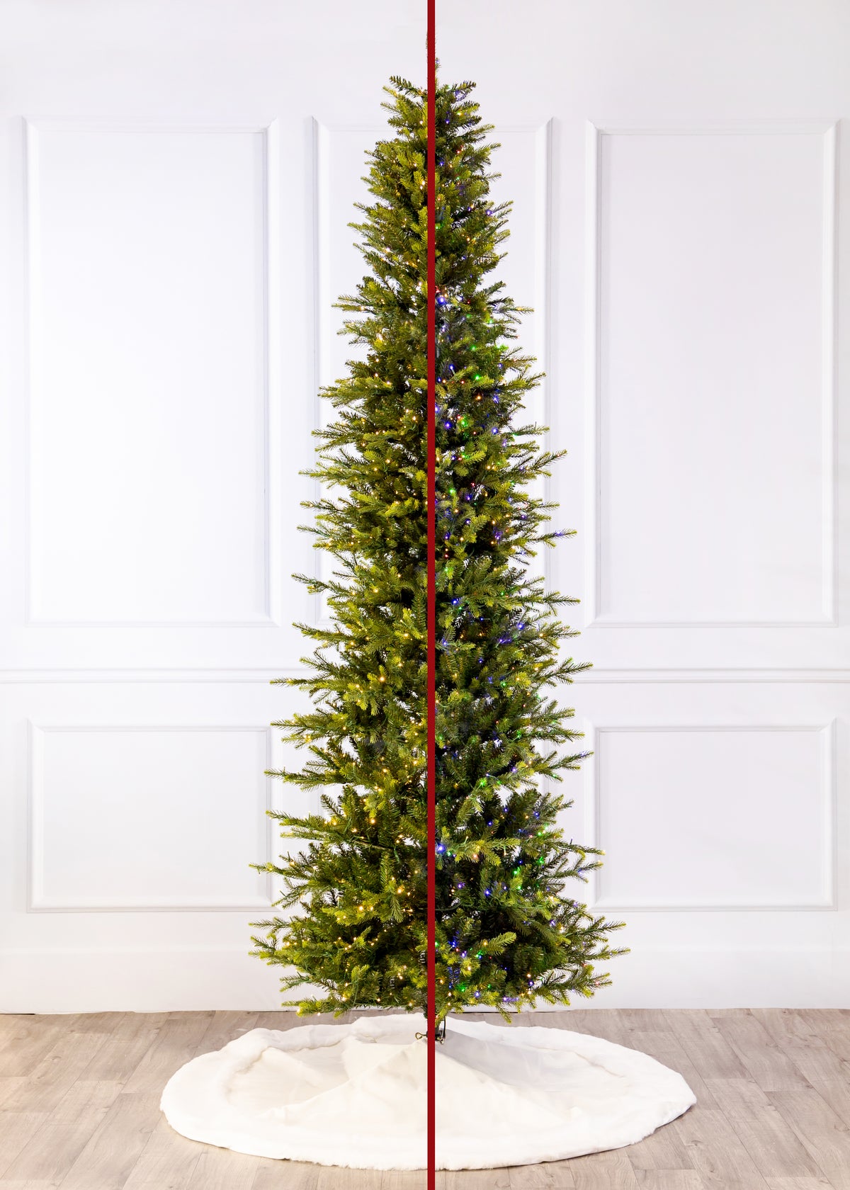 King Pine (Pencil) with 3mm LED Color Changing Christmas Tree
