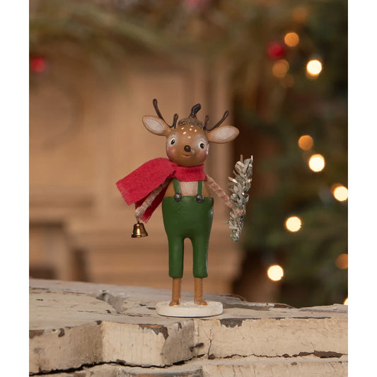Sweet Reindeer In Suspenders, Bethany Lowe