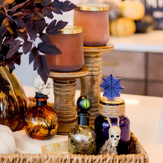 Cat Eye Potion Glass Bottle Halloween Decor