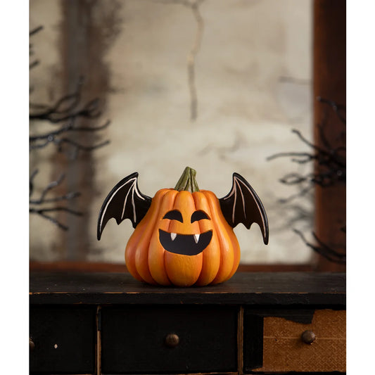 Pumpkin Bat Luminary - Bethany Lowe