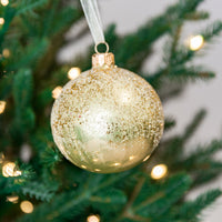 3" Ball Glass Ornament Assorted