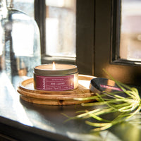 Rose + Leather Maril Travel Candle