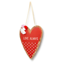 Heart Love Always Door Hanger