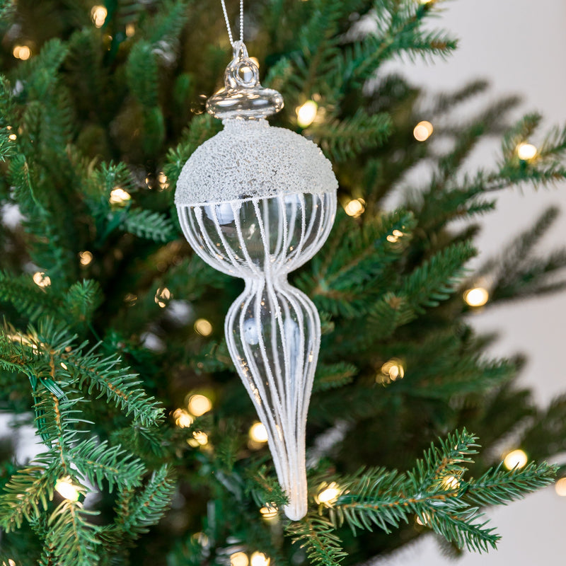 Beaded Crystal Finial Ornament Assorted