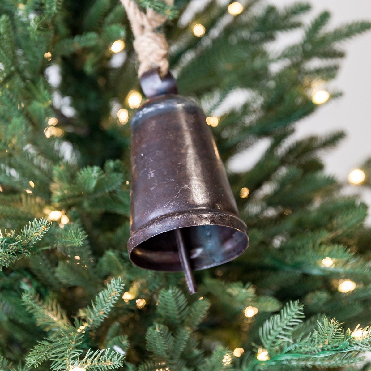 5" Antique Iron Country Christmas Bell