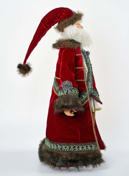 Santa's Hideaway Santa Doll 24"