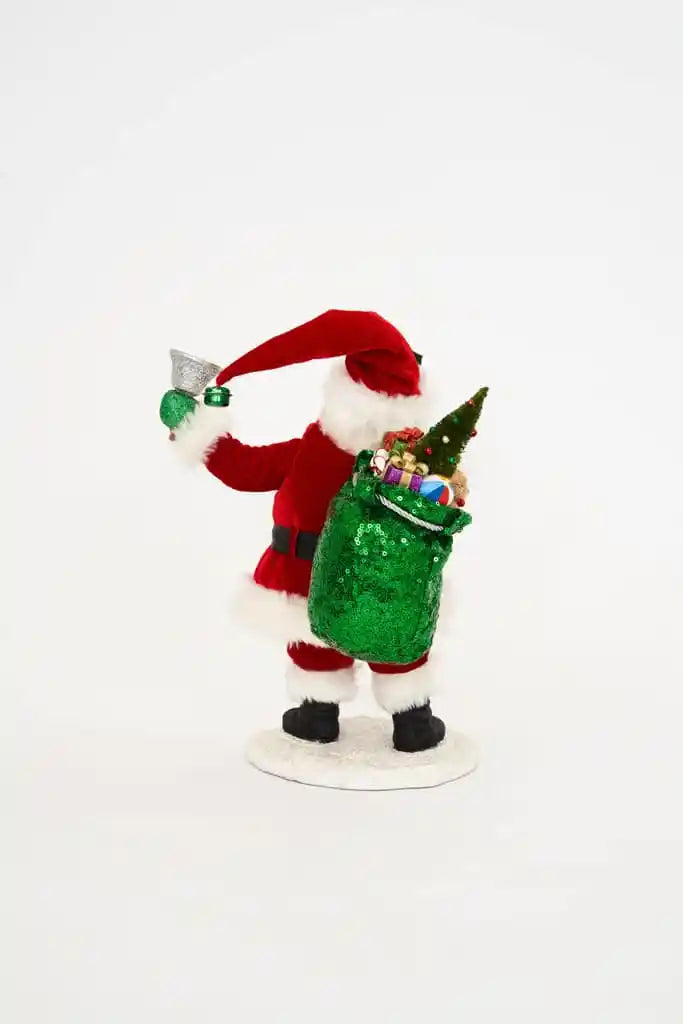 Kitschy Greeting Santa
