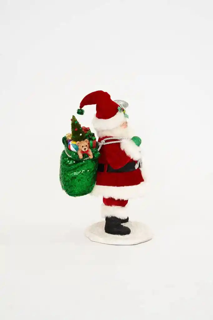Kitschy Greeting Santa