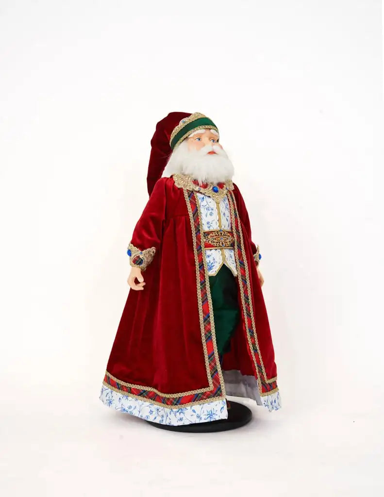 Chinoiserie Santa Doll 24"