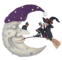 Halloween Hollow Witch On Broom