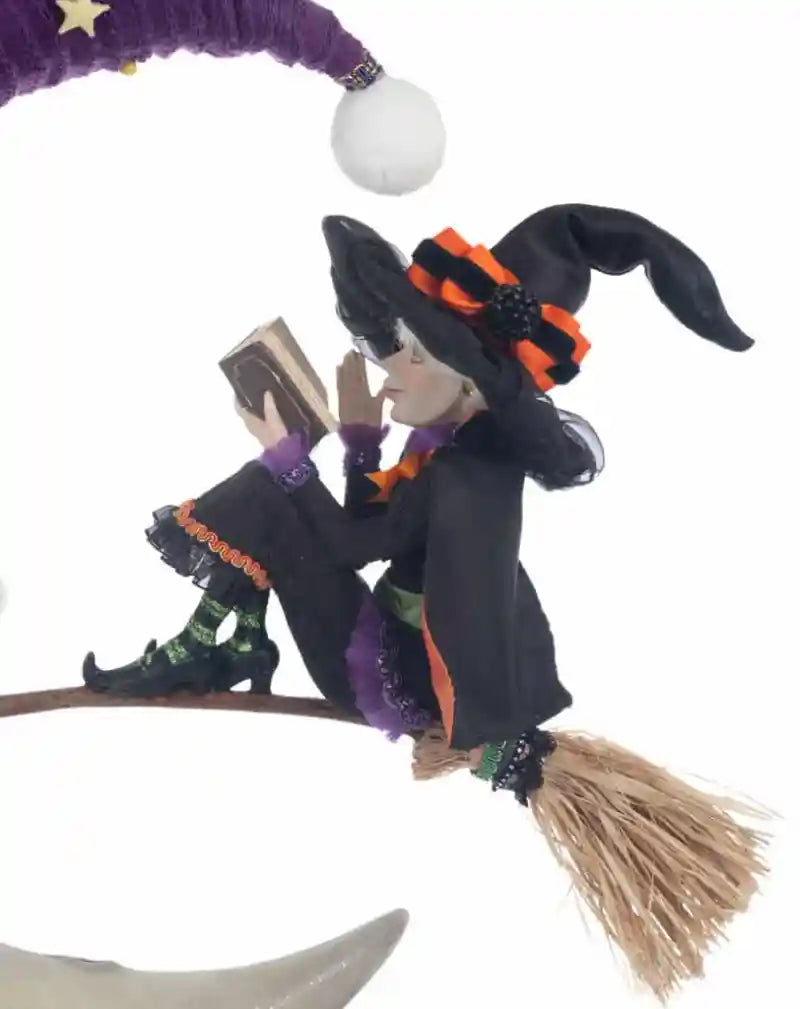 Halloween Hollow Witch On Broom