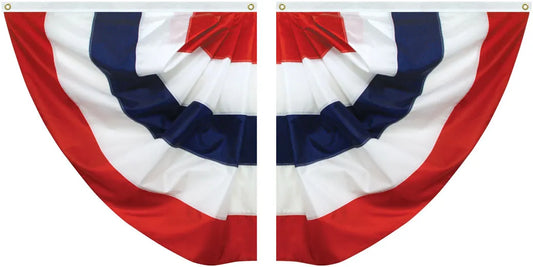 American Pleated Fan 3X3 Ft Everwear No Stars Set of 2