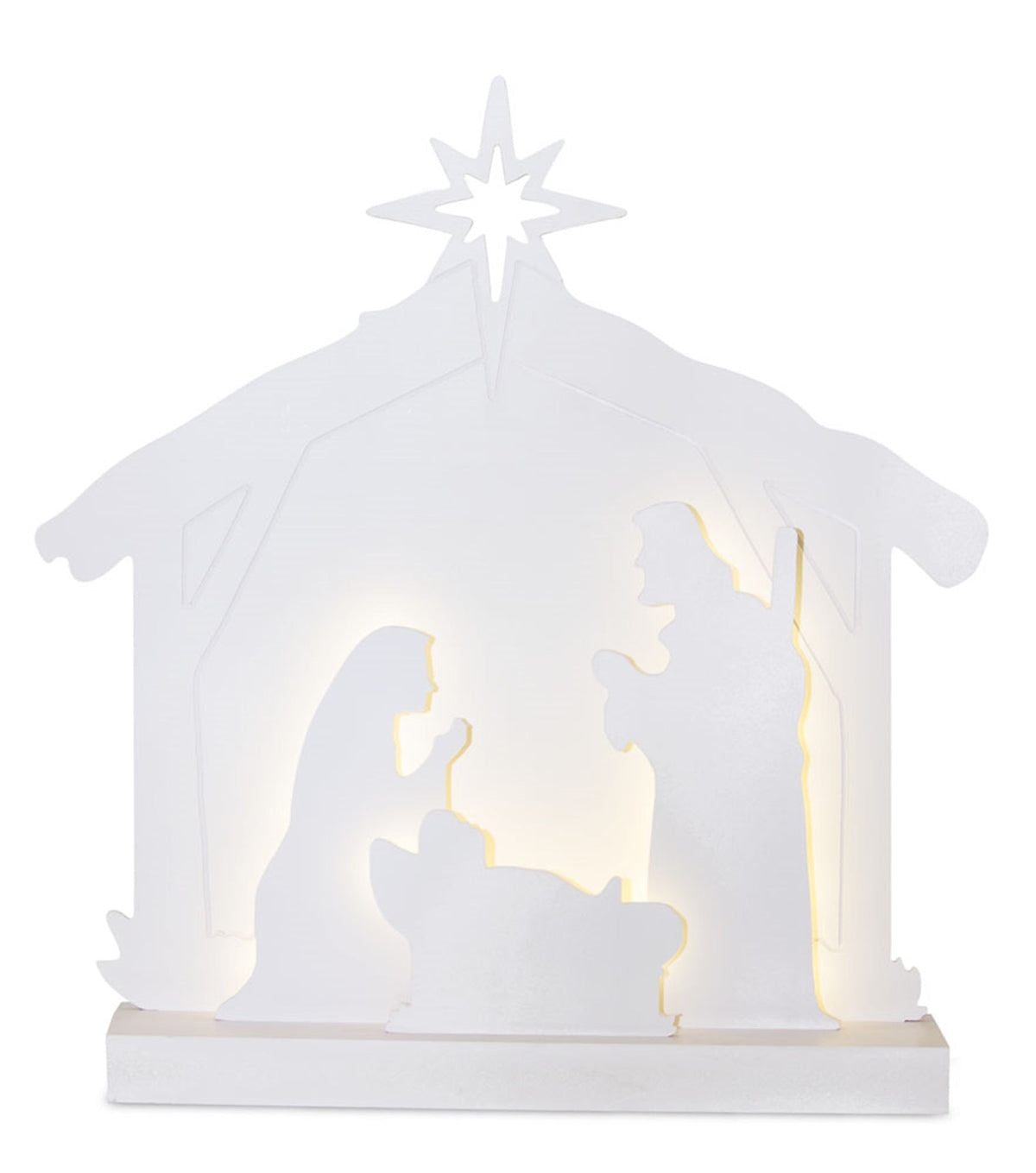 16" Prelit Nativity Scene with Timer