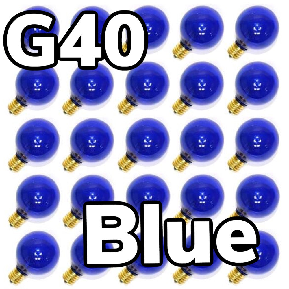 G40 Transparent Bulbs Box of 25