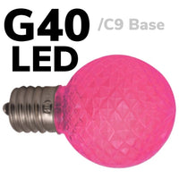 G40 LED Faceted Bulb