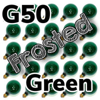 G50 Frosted Bulbs Box of 25