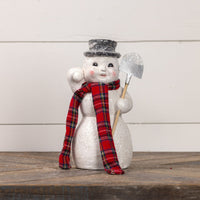 9" Snowman Tabletop with Shovel