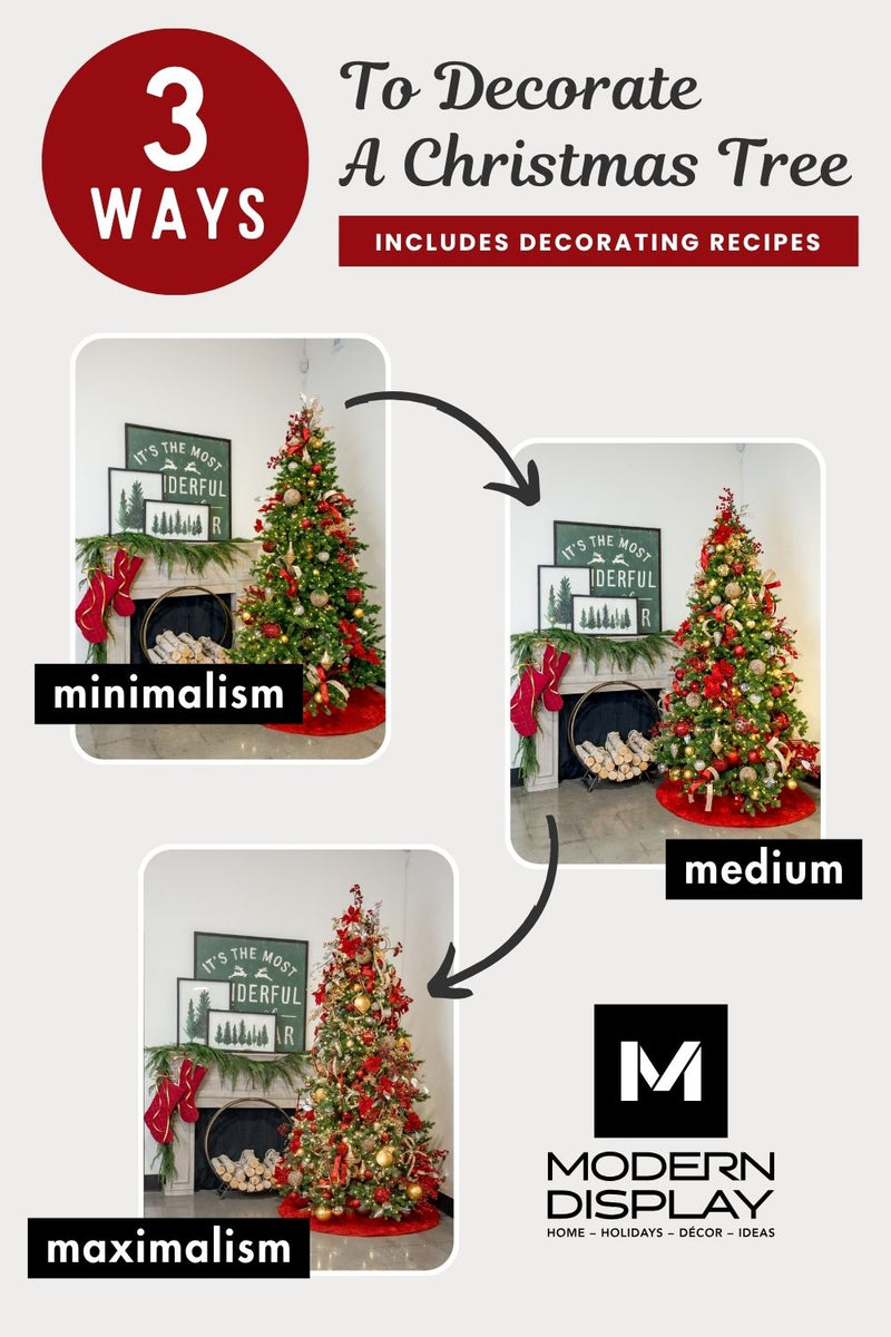 3 Ways To Decorate a Christmas Tree