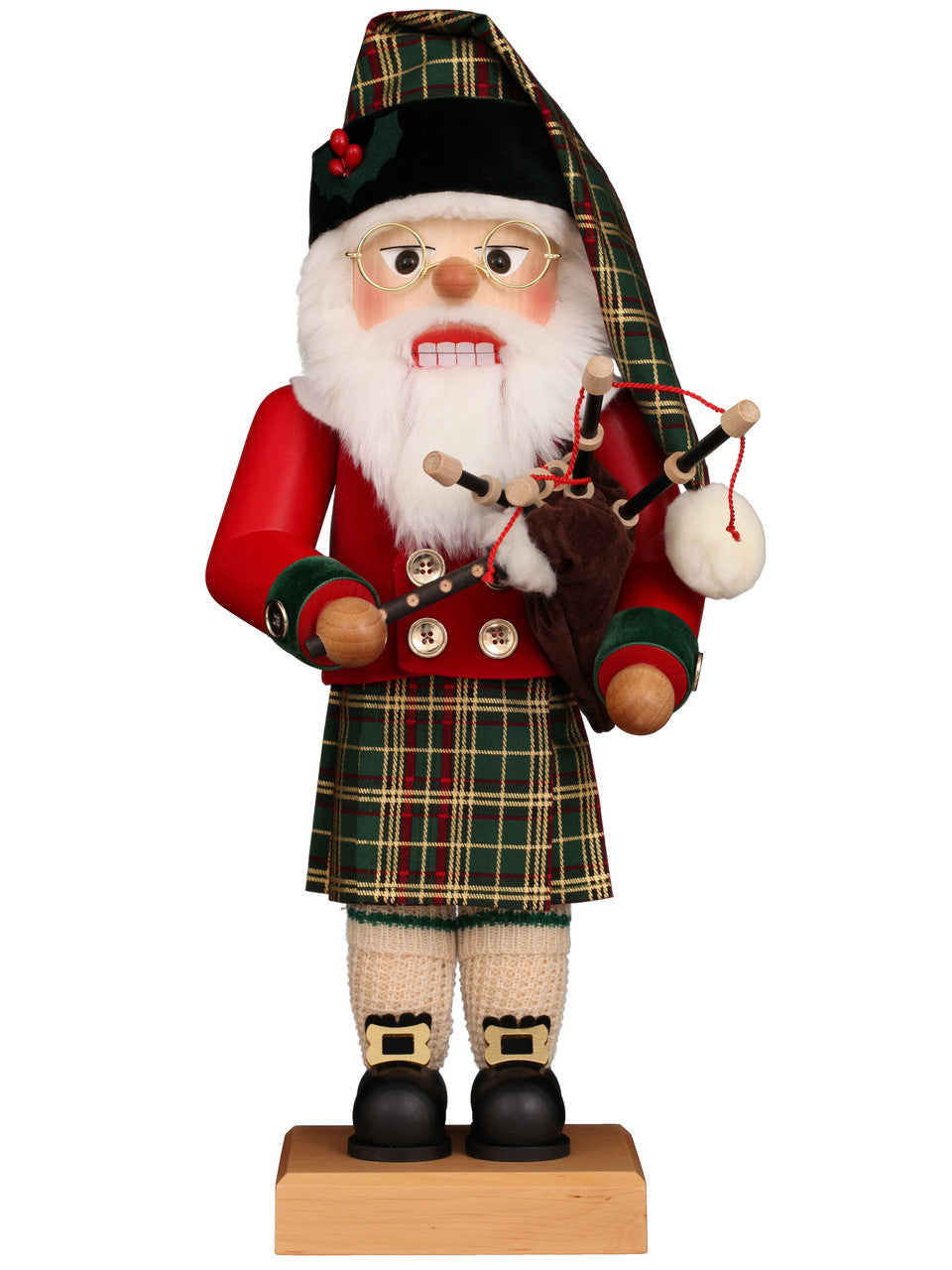 Scotsman with Bag Pipes Nutcracker