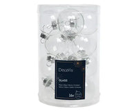 1.38" Ball Glass Clear in Tube