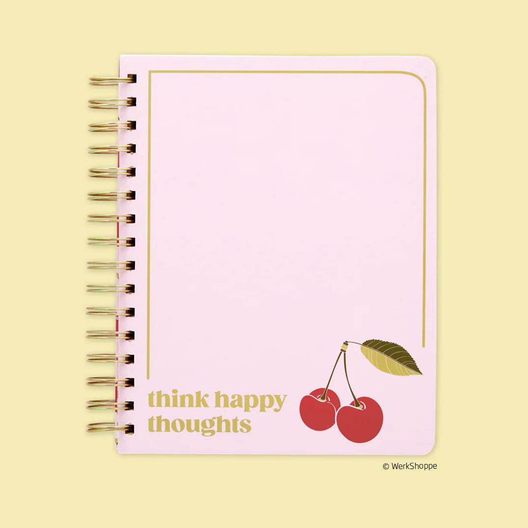 Cherry Hearts Spiral Notebook
