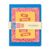 Notebook Set Too Many Thoughts Stitched Set of 3