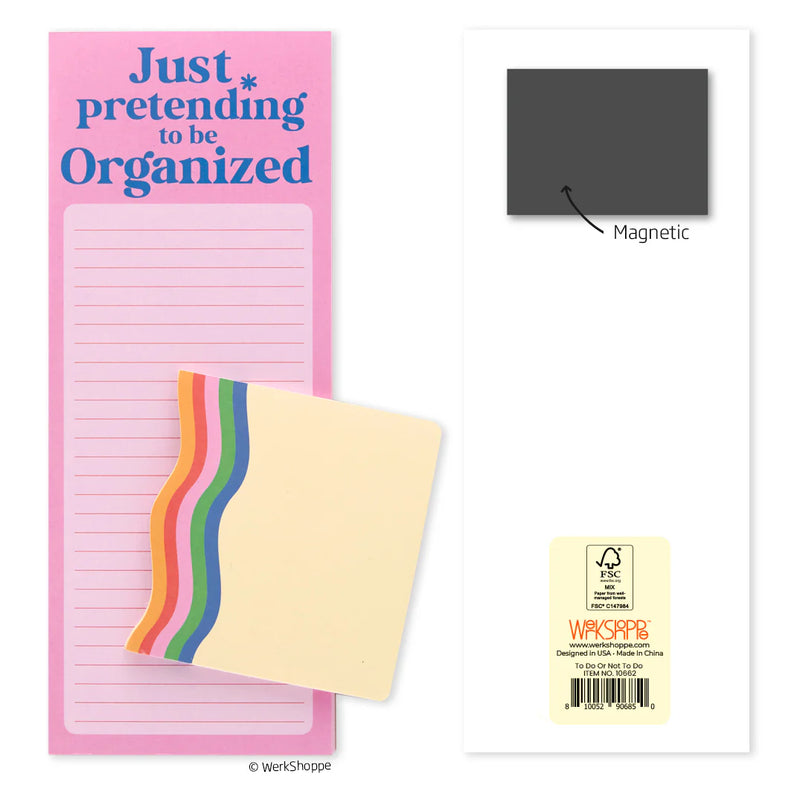 To Do/Not To Do Magnetic Notepad