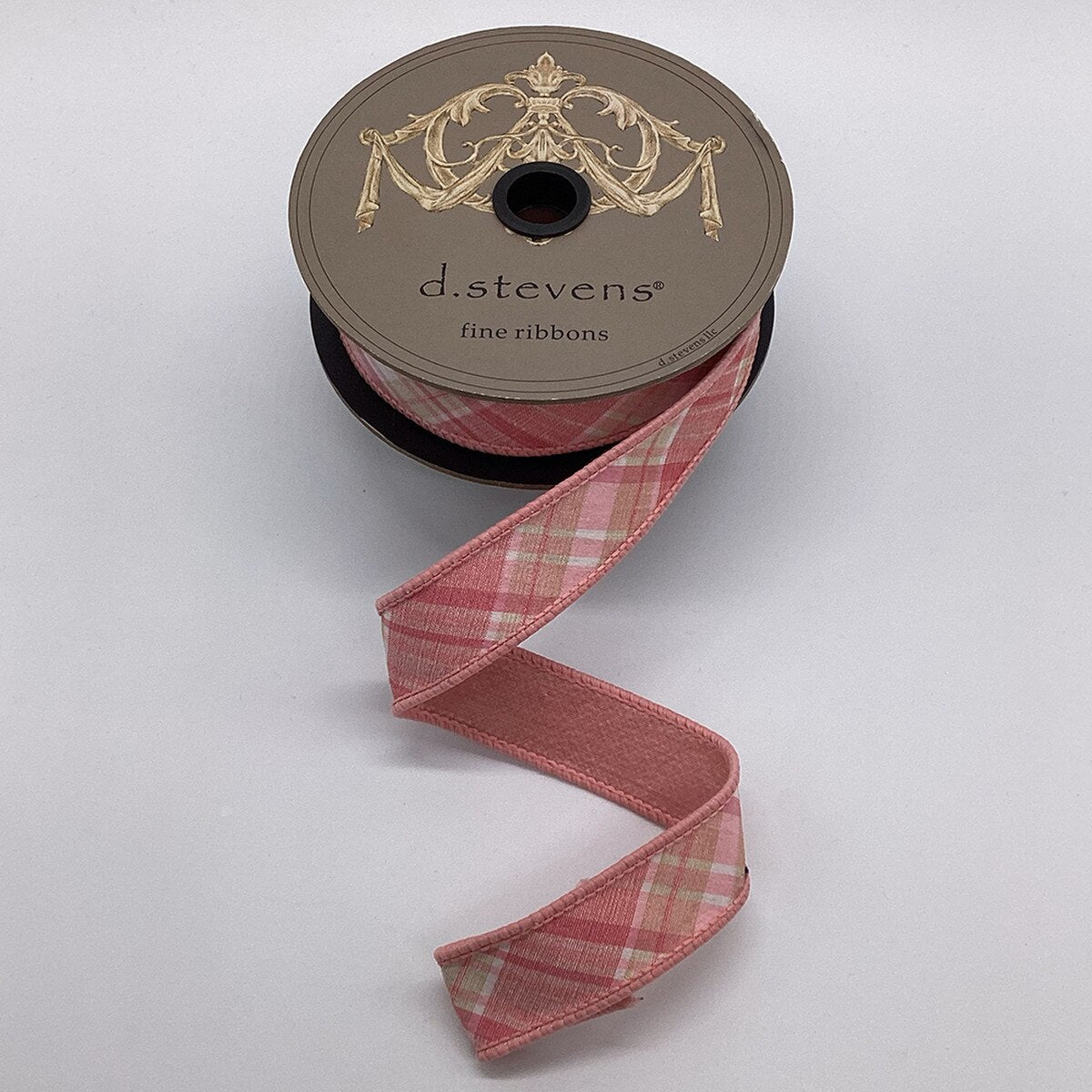 1"X10Yd Dupion Plaid Ribbon