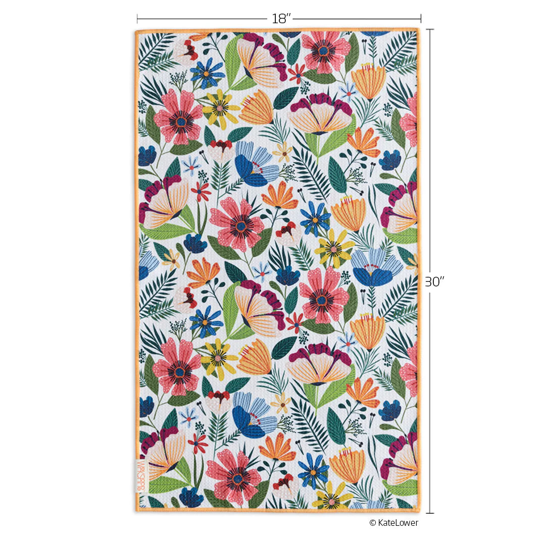 Fields Of Flowers Microfiber Dishtowel