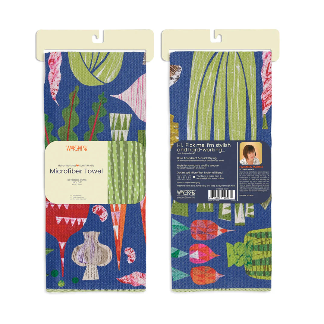 Farmers Market Microfiber Dishtowel