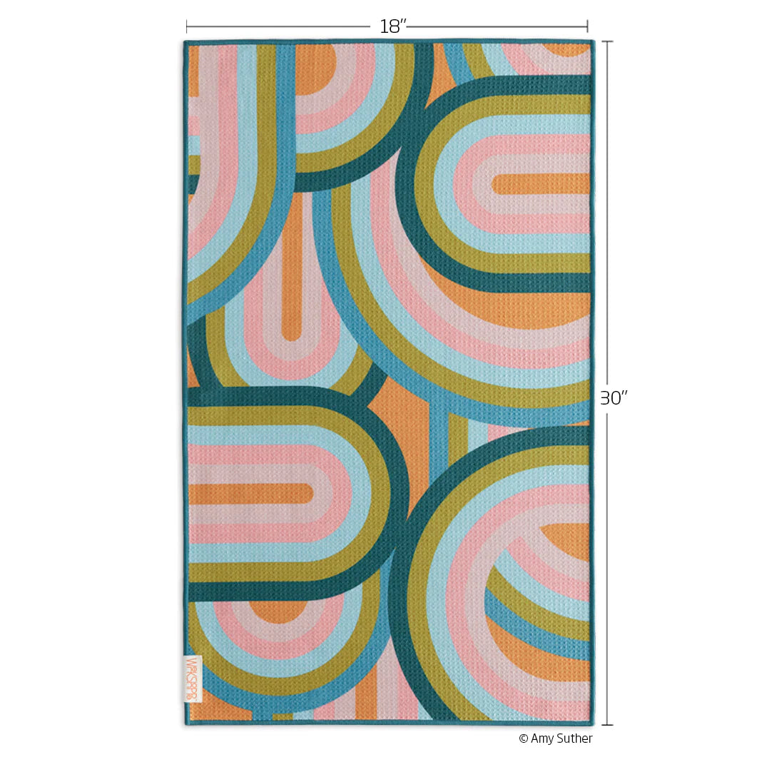 Rainbow Connection Microfiber Dishtowel
