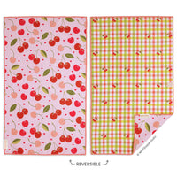 Cherry Hearts Microfiber Dishtowel