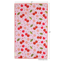 Cherry Hearts Microfiber Dishtowel