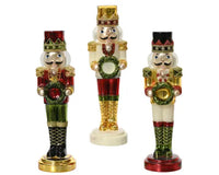 13" Nutcracker Glass, Assorted