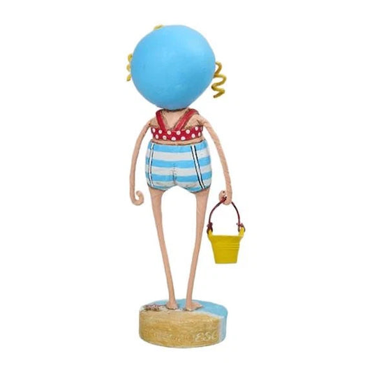 Sandy in Blue Swimsuit and Cap - Lori Mitchell
