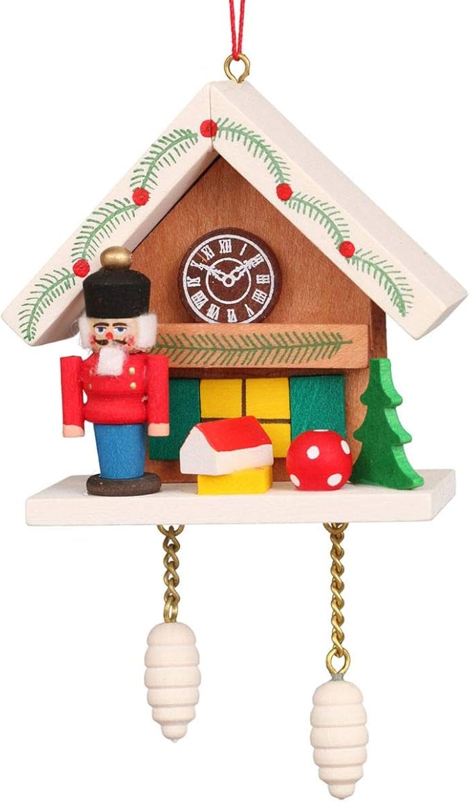 Cuckoo Clock Nutcracker Ornament