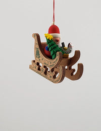 Santa Sled Ornament