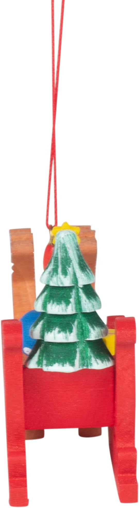 Santa Claus Sled Ornament