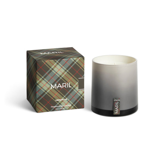 Siberian Fir Maril Glass Candle (CLR)