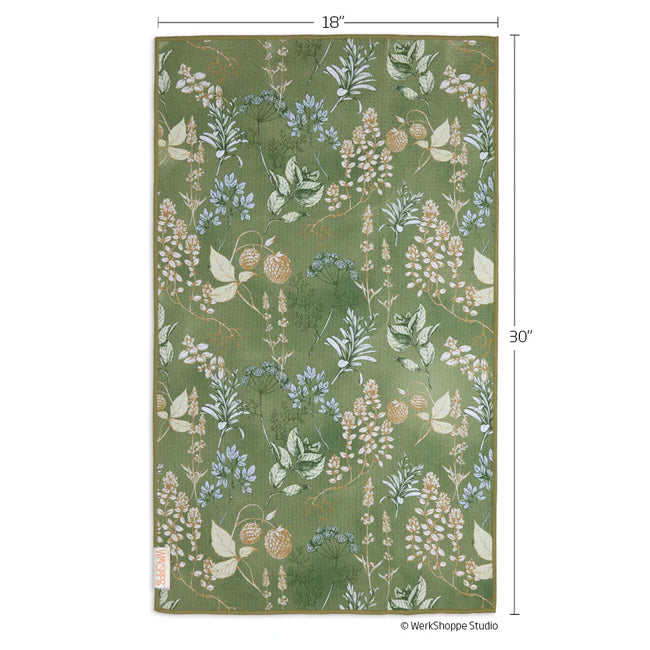 Kitchen Herbs Microfiber Dishtowel