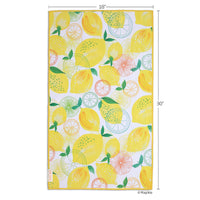 Lemon Plaid Microfiber Dishtowel