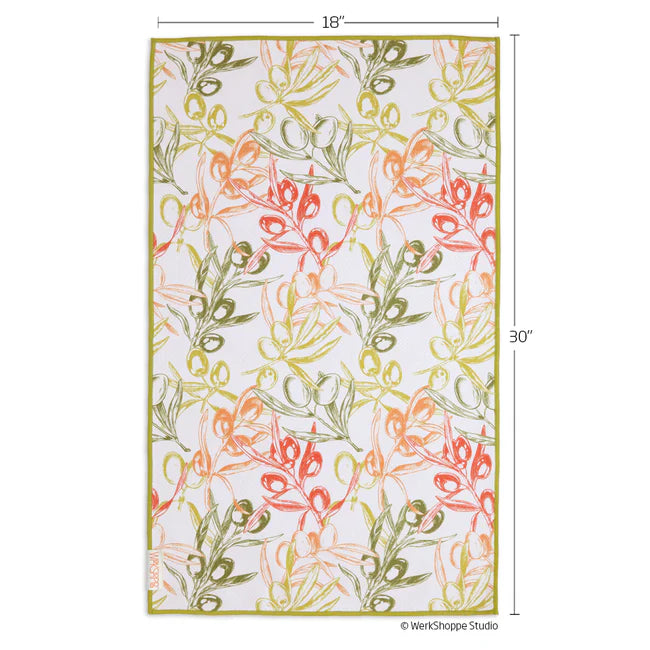 Olive Branch Microfiber Dishtowel - Thumbnail 5