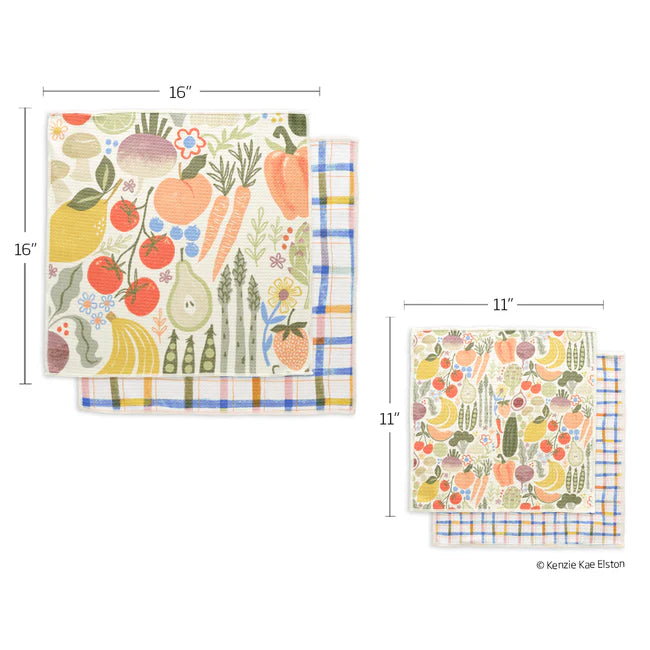 Farm Stand Set of 4 Towels