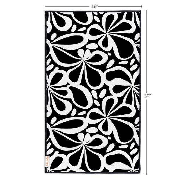 Mod Floral Tile Microfiber Dishtowel - Thumbnail 2