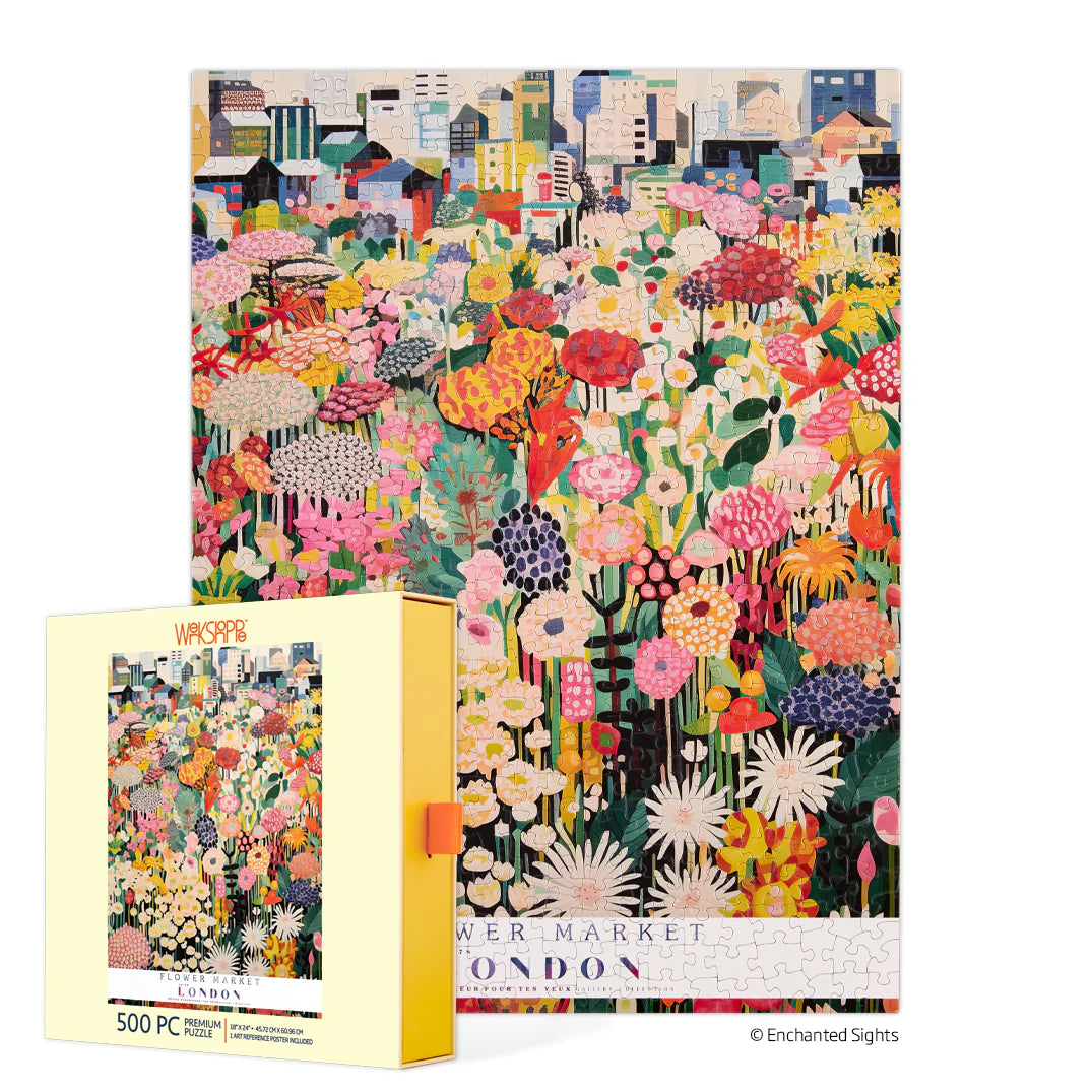 London Flower Market 500Pc Puzzle