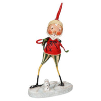 Snow Shoe Santa Figurine