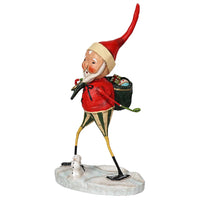 Snow Shoe Santa Figurine