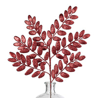 22" Glitter Merlot Honey Locust Spray