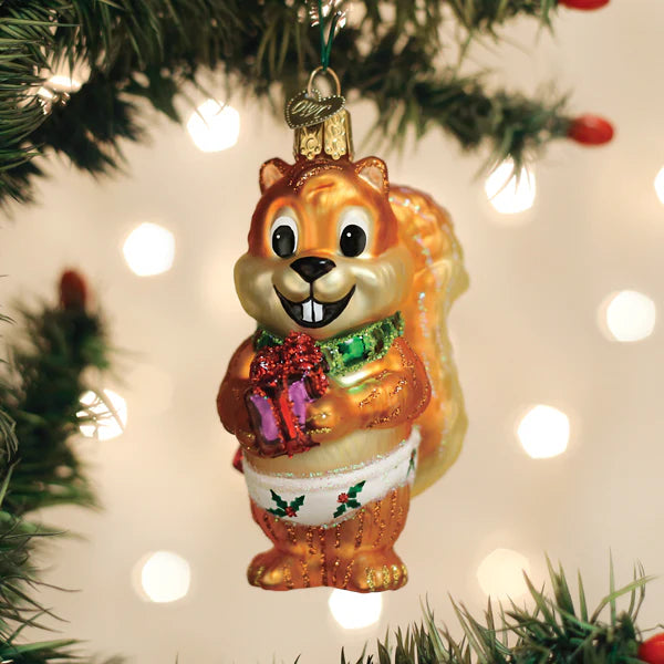 Silly Christmas Squirrel Ornament - Thumbnail 4